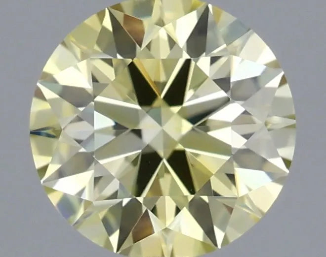 0.53ct Round Lab Grown Diamond (Colour Fancy Yellow, Clarity VVS2, Cut ID, IGI Certified)