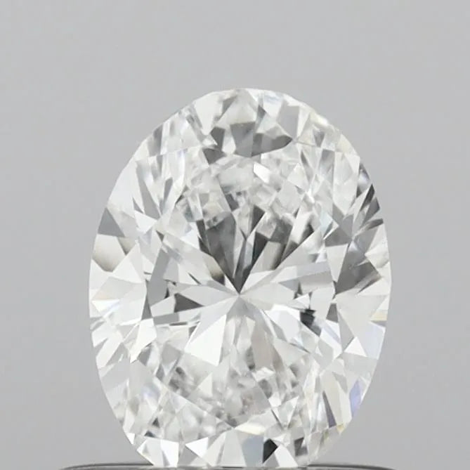 0.55ct Oval Lab Grown Diamond (Colour D, Clarity VVS2, IGI Certified)