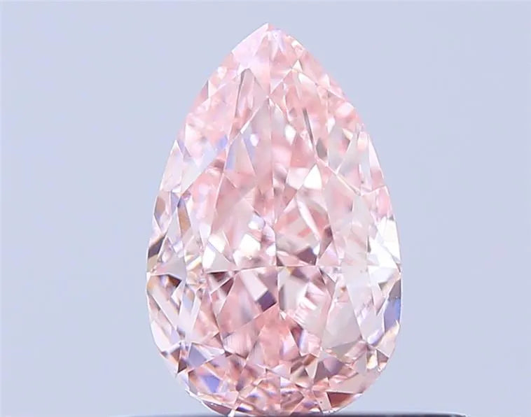 0.57ct Pear Lab Grown Diamond (Colour Fancy Intense Pink, Clarity VS1, IGI Certified)