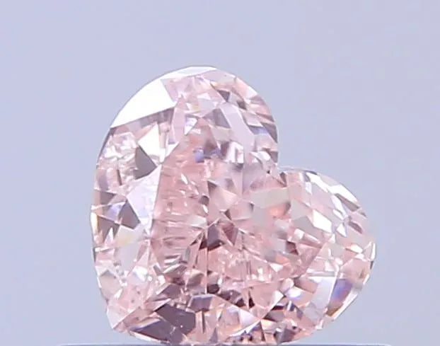 0.59ct Heart Lab Grown Diamond (Colour Fancy Light Pink, Clarity VS1, IGI Certified)