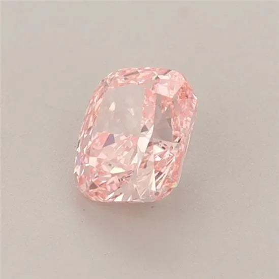 0.62ct Cushion brilliant Lab Grown Diamond (Colour Fancy Vivid Pink, Clarity VVS2, IGI Certified)