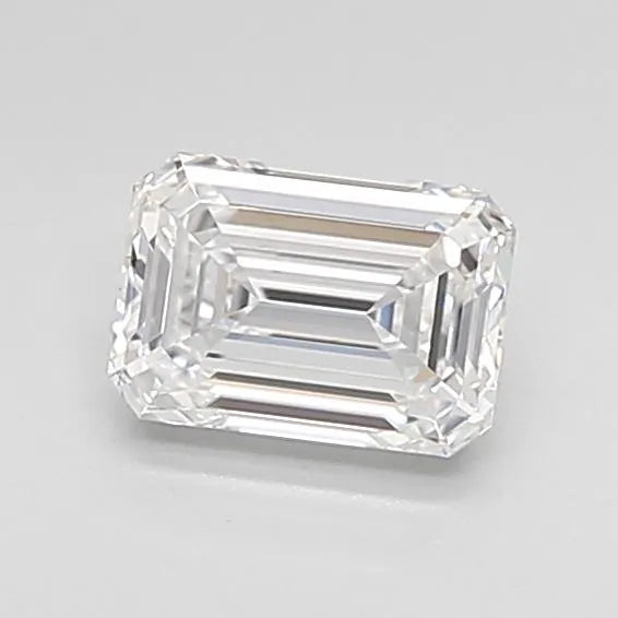 0.67ct Emerald Lab Grown Diamond (Colour D, Clarity IF, IGI Certified)