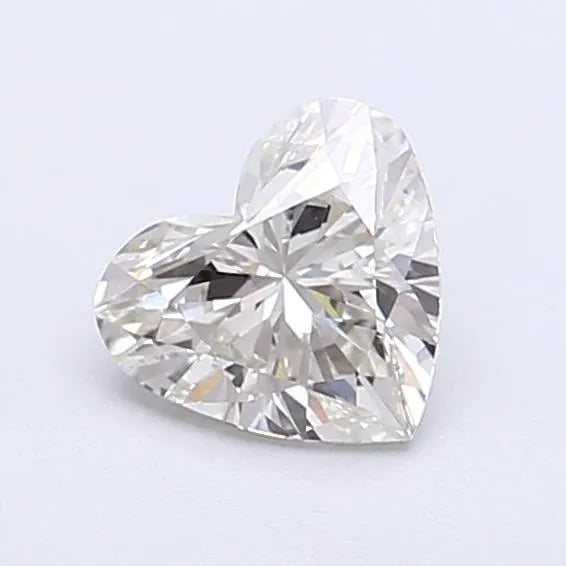 0.67ct Heart Lab Grown Diamond (Colour Fancy Vivid Blue, Clarity VVS2, IGI Certified)