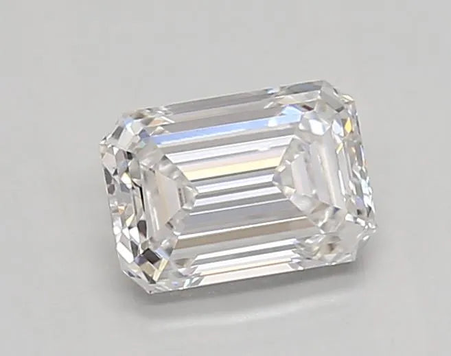0.69ct Emerald Lab Grown Diamond (Colour D, Clarity IF, IGI Certified)