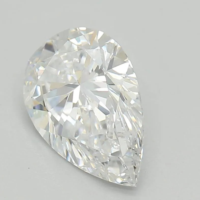 0.69ct Pear Lab Grown Diamond (Colour D, Clarity VVS2, IGI Certified)