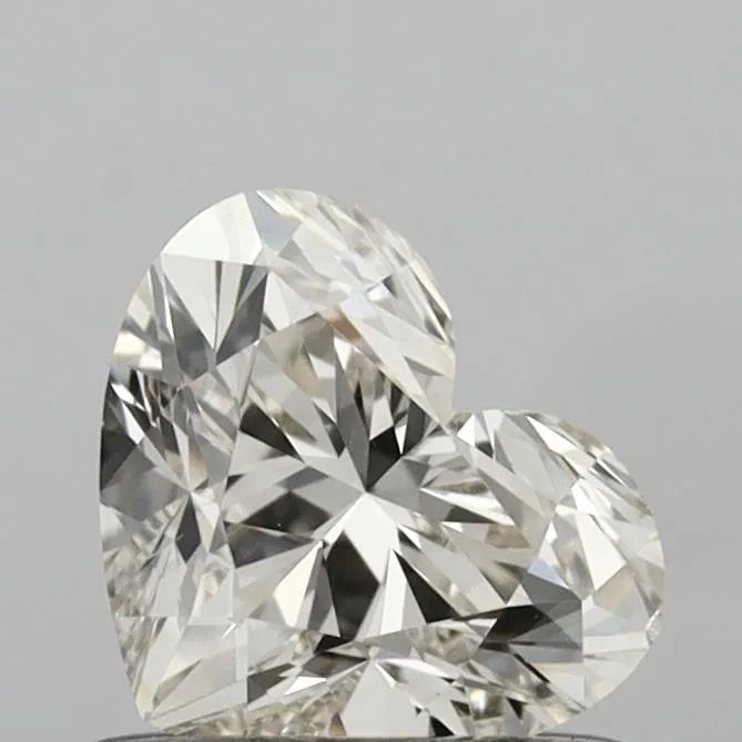 0.70ct Heart Natural Diamond (Colour J, Clarity VS2, Cut VG, IGI Certified)