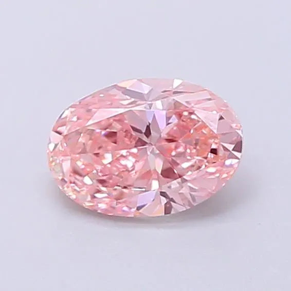 0.70ct Oval Lab Grown Diamond (Colour Fancy Intense Pink, Clarity VVS2, IGI Certified)