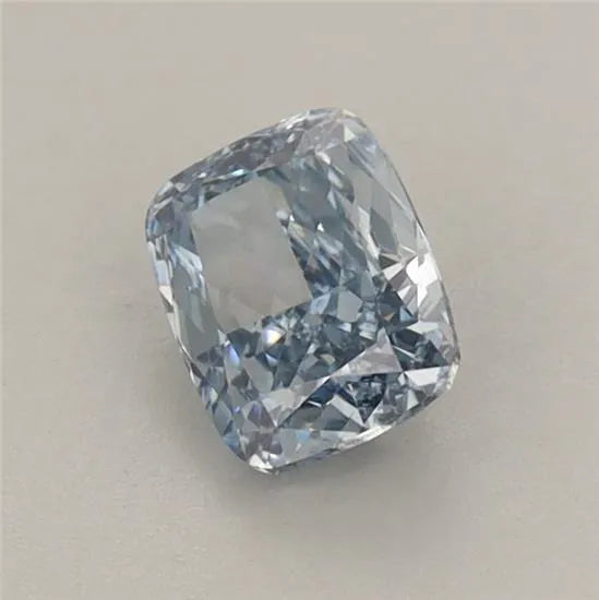 0.71ct Cushion modified Lab Grown Diamond (Colour Fancy Vivid Blue, Clarity VS2, IGI Certified)