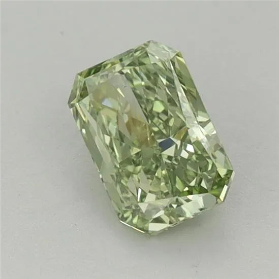 0.72ct Radiant Lab Grown Diamond (Colour Fancy Vivid Green, Clarity VS1, IGI Certified)
