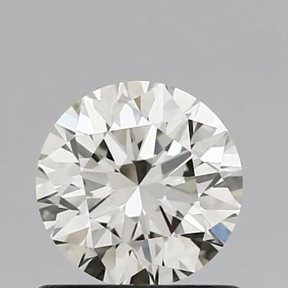 0.72ct Round Natural Diamond (Colour L, Clarity IF, Cut EX, IGI Certified)
