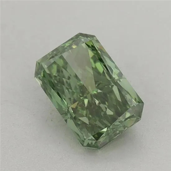 0.73ct Radiant Lab Grown Diamond (Colour Fancy Vivid Green, Clarity VS2, IGI Certified)