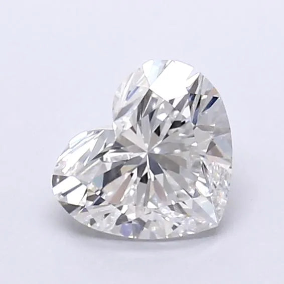 0.74ct Heart Lab Grown Diamond (Colour D, Clarity VVS2, IGI Certified)