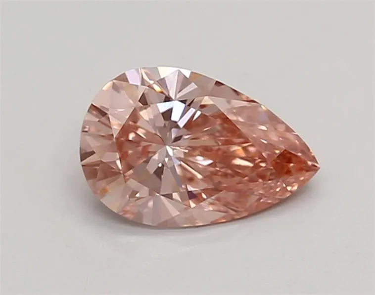0.80ct Pear Lab Grown Diamond (Colour Fancy Vivid Pink, Clarity VS1, IGI Certified)