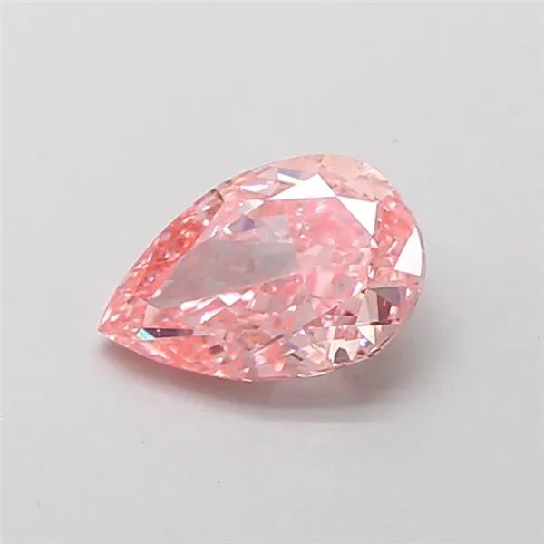 0.80ct Pear Lab Grown Diamond (Colour Fancy Vivid Pink, Clarity VVS2, IGI Certified)