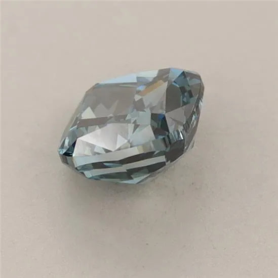 0.81ct Cushion brilliant Lab Grown Diamond (Colour Fancy Vivid Blue, Clarity VVS2, IGI Certified)