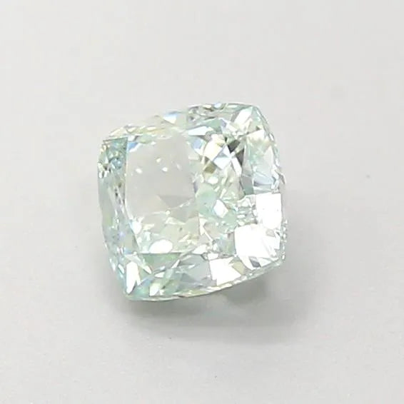 0.81ct Cushion modified Lab Grown Diamond (Colour Fancy Green, Clarity VVS2, IGI Certified)