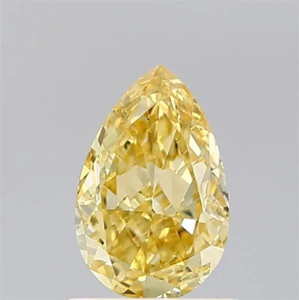 0.81ct Pear Lab Grown Diamond (Colour Fancy Vivid Yellow, Clarity VS1, IGI Certified)