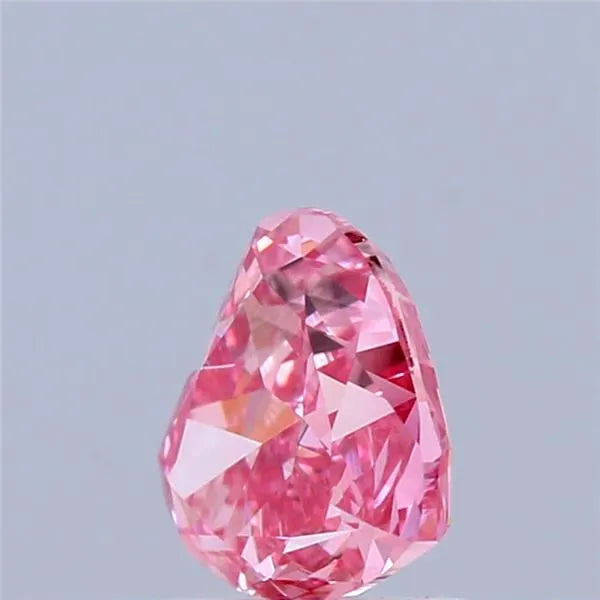 0.84ct Heart Lab Grown Diamond (Colour Fancy Vivid Pink, Clarity VS1, IGI Certified)