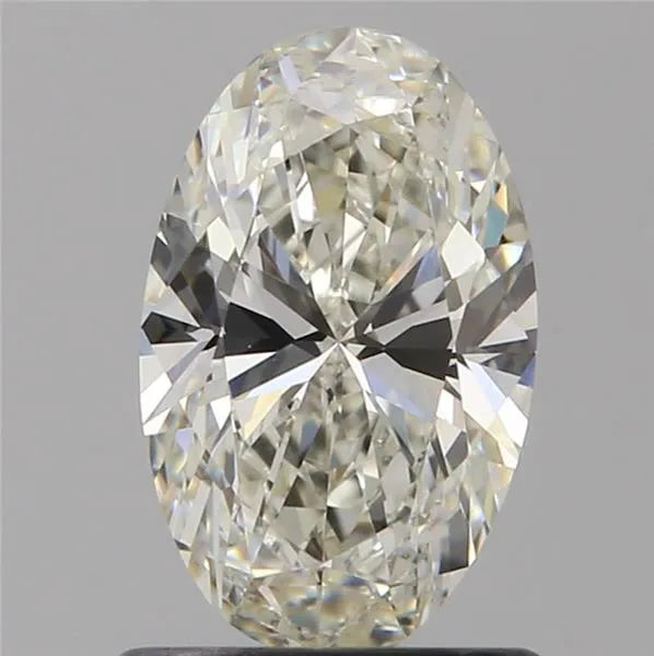 0.91ct Oval Natural Diamond (Colour K, Clarity VS1, GIA Certified)
