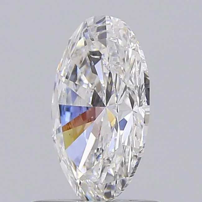 0.93ct Oval Lab Grown Diamond (Colour D, Clarity VVS2, IGI Certified)
