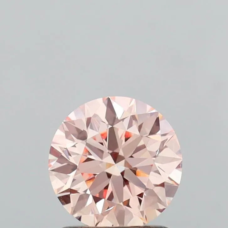0.94ct Round Lab Grown Diamond (Colour Fancy Intense Pink, Clarity VS1, Cut ID, IGI Certified)