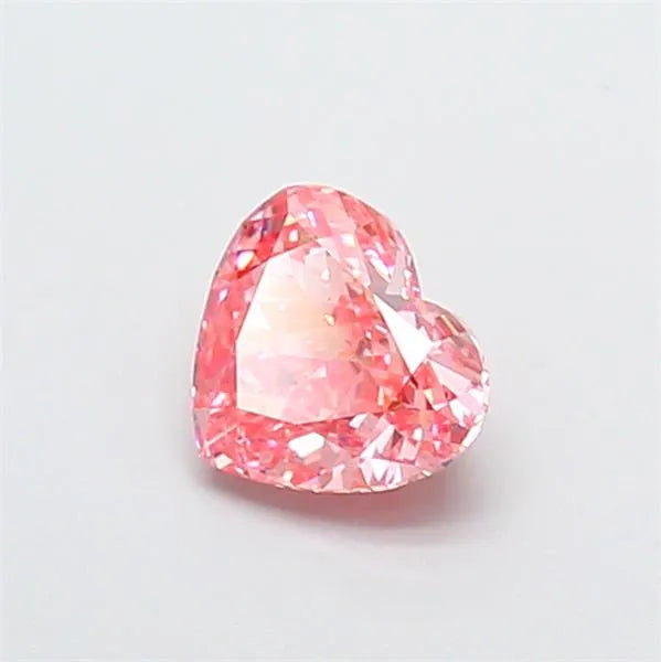 0.95ct Heart Lab Grown Diamond (Colour Fancy Vivid Pink, Clarity SI1, IGI Certified)