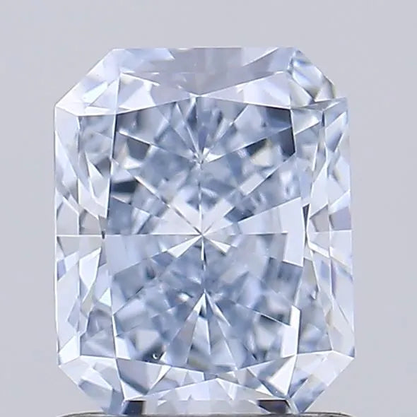 0.95ct Radiant Lab Grown Diamond (Colour Fancy Blue, Clarity VS1, IGI Certified)