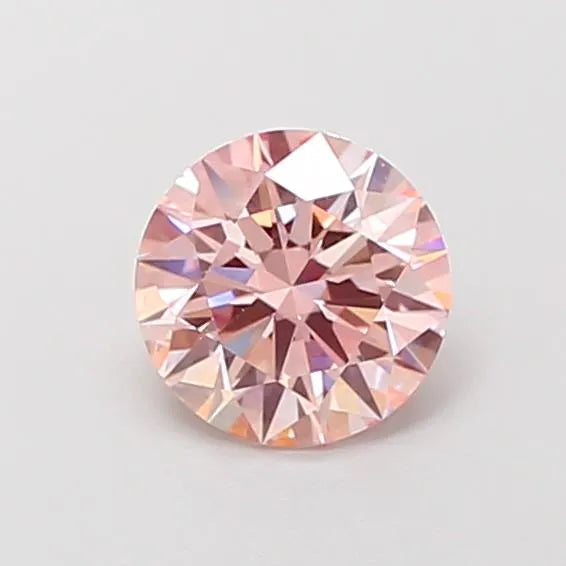0.96ct Round Lab Grown Diamond (Colour Fancy Light Pink, Clarity VS1, Cut ID, IGI Certified)