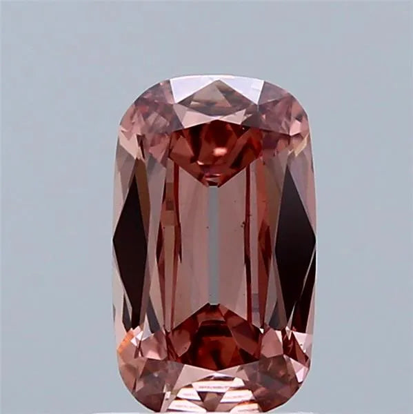 0.97ct Cushion brilliant Lab Grown Diamond (Colour Fancy Brown, Clarity VS1, IGI Certified)