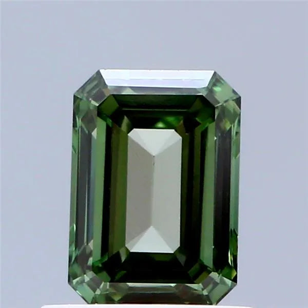 0.97ct Emerald Lab Grown Diamond (Colour Fancy Vivid Green, Clarity VS1, IGI Certified)