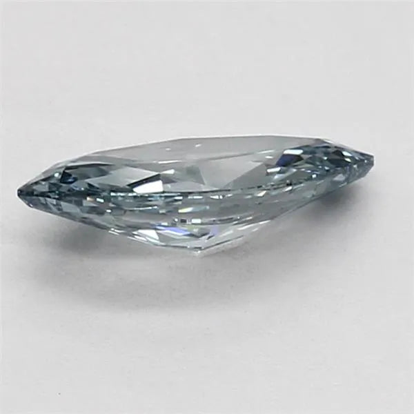 0.97ct Marquise Lab Grown Diamond (Colour Fancy Vivid Blue, Clarity VS1, IGI Certified)