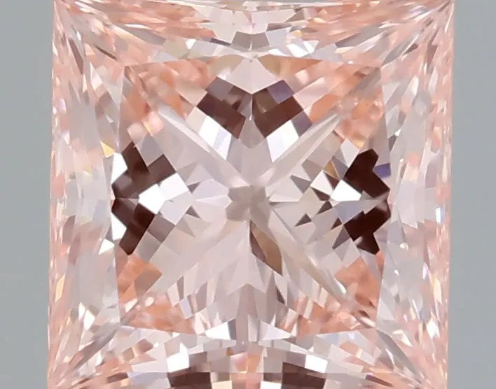 0.97ct Princess Lab Grown Diamond (Colour Fancy Intense Pink, Clarity VVS2, IGI Certified)