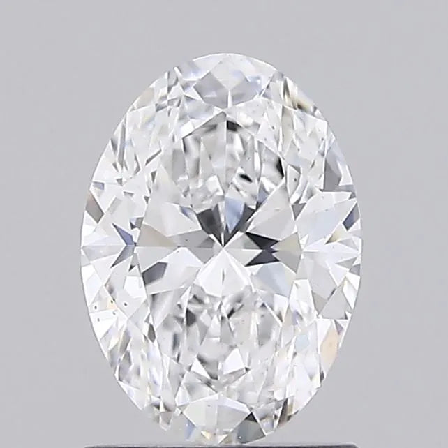 0.98ct Oval Lab Grown Diamond (Colour D, Clarity VS2, IGI Certified)