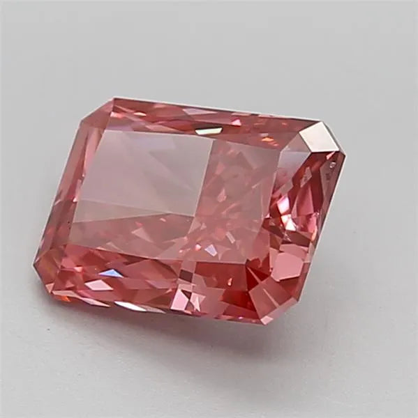 2.09ct Radiant Lab Grown Diamond (Colour Fancy Vivid Pink, Clarity VVS2, IGI Certified)