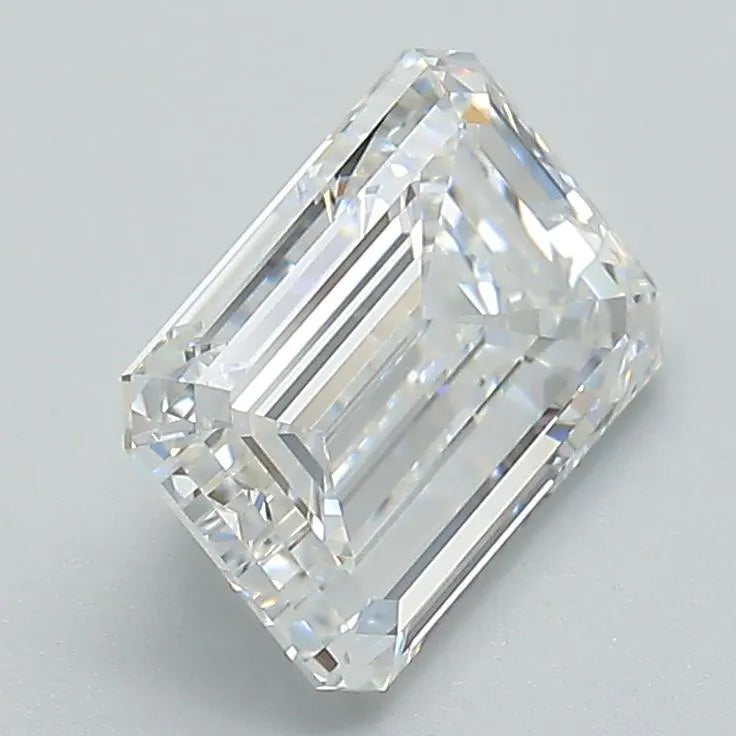 2.04ct Emerald Lab Grown Diamond (Colour D, Clarity VVS1, IGI Certified)
