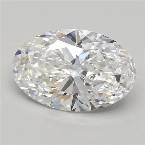 2.05ct Oval Lab Grown Diamond (Colour D, Clarity VVS1, GIA Certified)