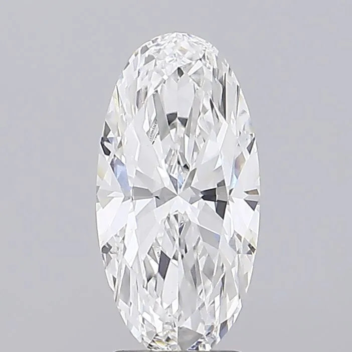 3.08ct Oval Lab Grown Diamond (Colour E, Clarity VVS2, IGI Certified)