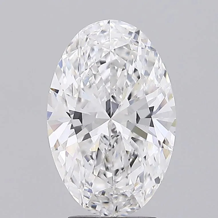4.03ct Oval Lab Grown Diamond (Colour D, Clarity VS1, IGI Certified)