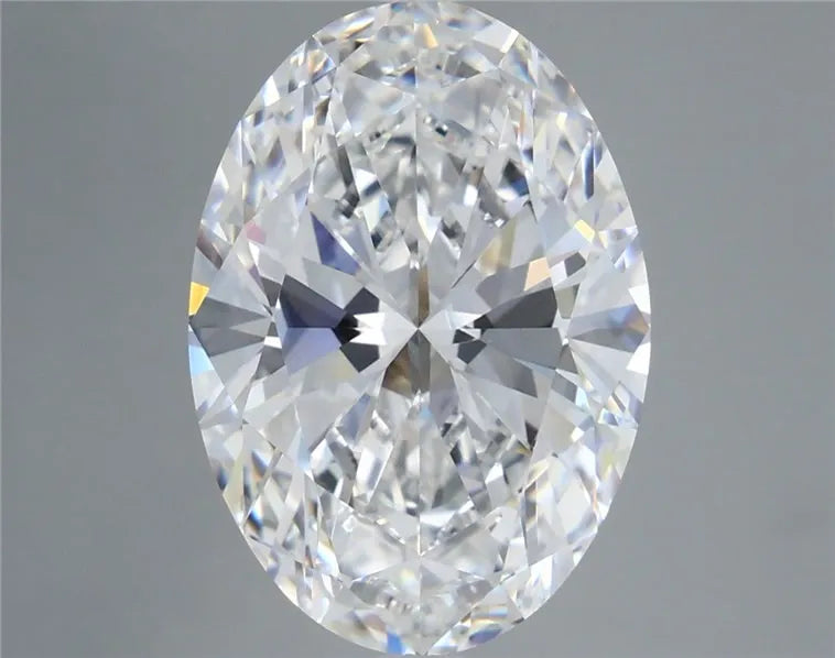 7.09ct Oval Lab Grown Diamond (Colour E, Clarity VVS2, IGI Certified)