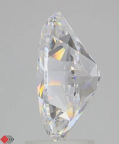 3.50ct Oval Lab Grown Diamond (Colour D, Clarity VVS2, IGI Certified)