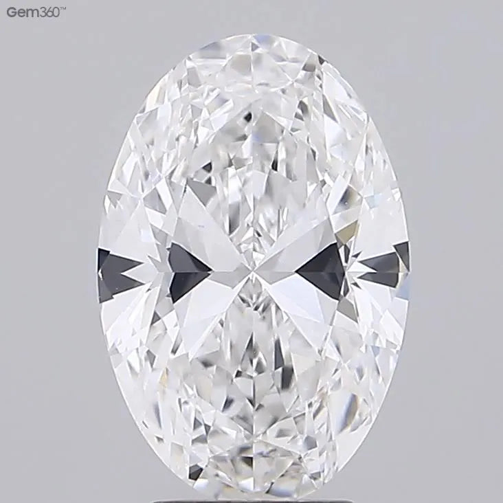 3.54ct Oval Lab Grown Diamond (Colour E, Clarity VS1, IGI Certified)
