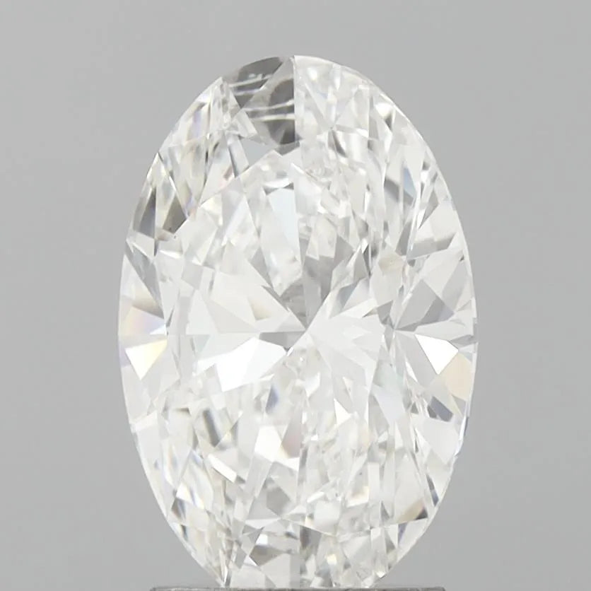2.56ct Oval Lab Grown Diamond (Colour F, Clarity VVS2, IGI Certified)