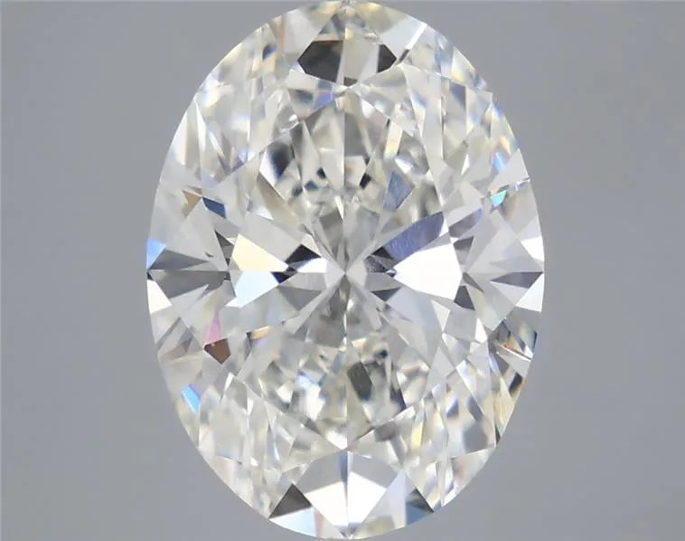 5.00ct Oval Lab Grown Diamond (Colour G, Clarity VVS2, IGI Certified)