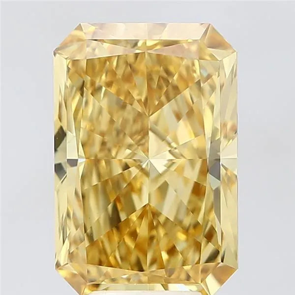 5.89ct Radiant Lab Grown Diamond (Colour Fancy Vivid Yellow, Clarity VVS2, IGI Certified)