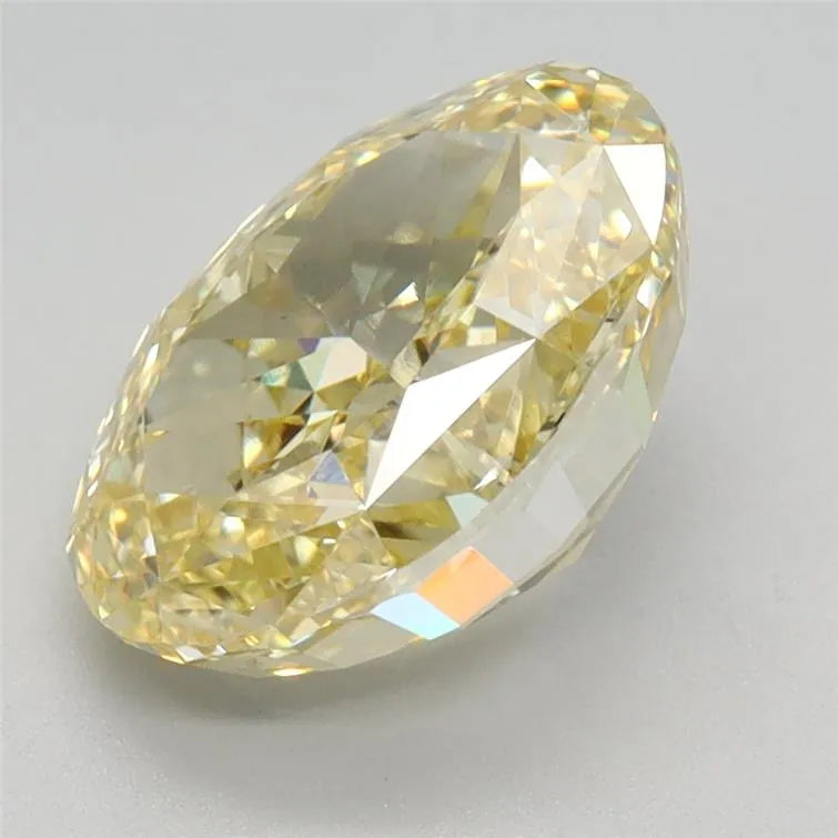 2.62ct Oval Lab Grown Diamond (Colour Fancy Vivid Yellow, Clarity VVS2, IGI Certified)