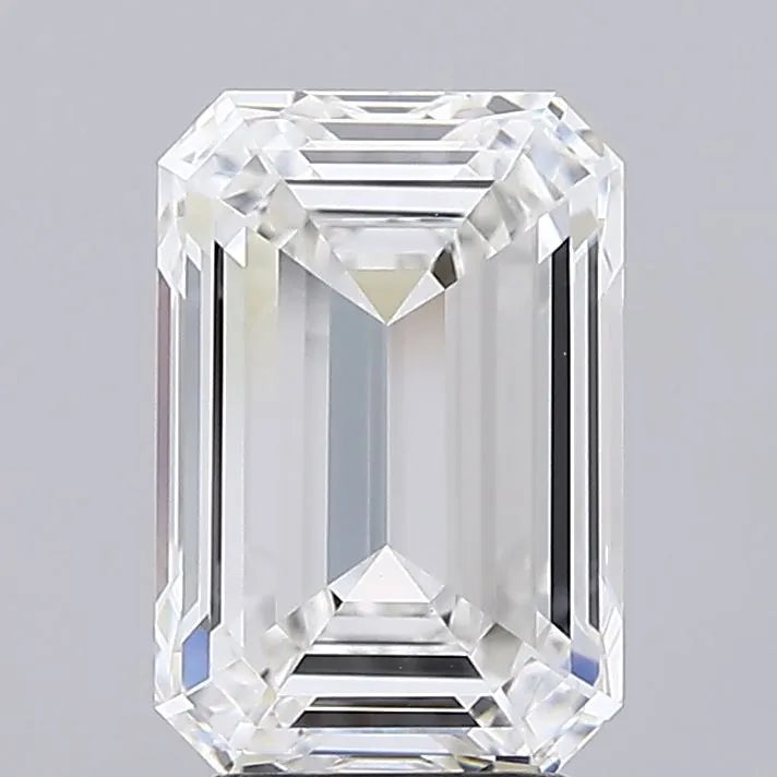 4.06ct Emerald Lab Grown Diamond (Colour F, Clarity VVS2, IGI Certified)