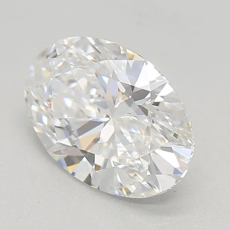 0.94ct Oval Lab Grown Diamond (Colour D, Clarity VVS2, IGI Certified)