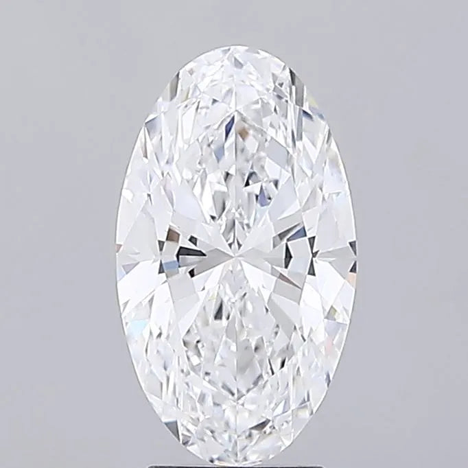 2.90ct Oval Lab Grown Diamond (Colour D, Clarity VVS1, IGI Certified)