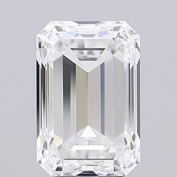 4.54ct Emerald Lab Grown Diamond (Colour D, Clarity VVS2, IGI Certified)