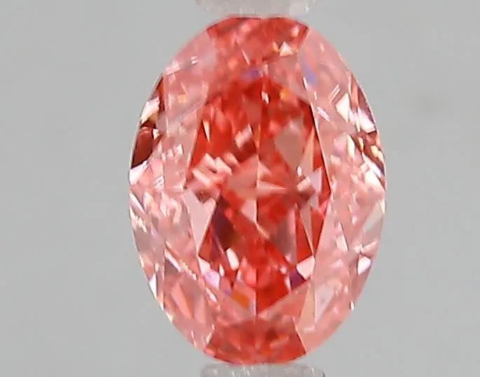1.08ct Oval Lab Grown Diamond (Colour Fancy Vivid Pink, Clarity VS2, IGI Certified)